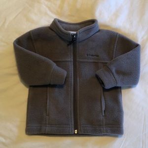Columbia fleece coat, 6-12 mos, GUC